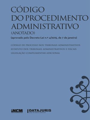 cover image of Código do Procedimento Administrativo (Anotado)